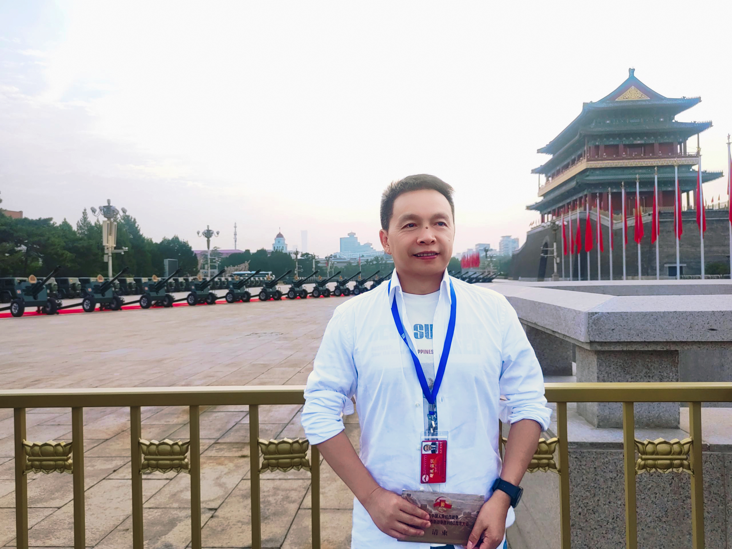 抗戰(zhàn)勝利80周年！鹽津鋪?zhàn)訌垖W(xué)武第二次受邀觀禮祖國大閱兵！